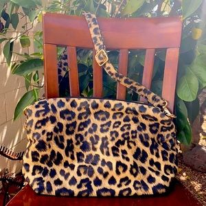 Imoshion Faux Snakeskin Leopard Cross Body Bag